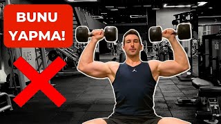 Omuz Press Nasıl Yapılır (BU HATAYI YAPMA!)