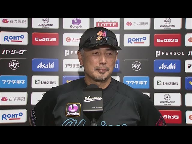 8月10日 千葉ロッテマリーンズ・吉井理人監督 試合後インタビュー