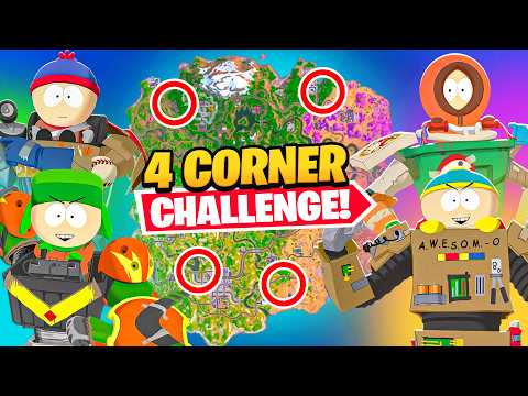 The 4 CORNER *South Park* Challenge!