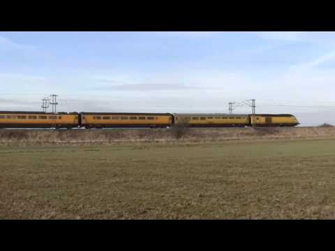 class 43 43013+43014 network rail new measurement train @bradbury 16/02/13
