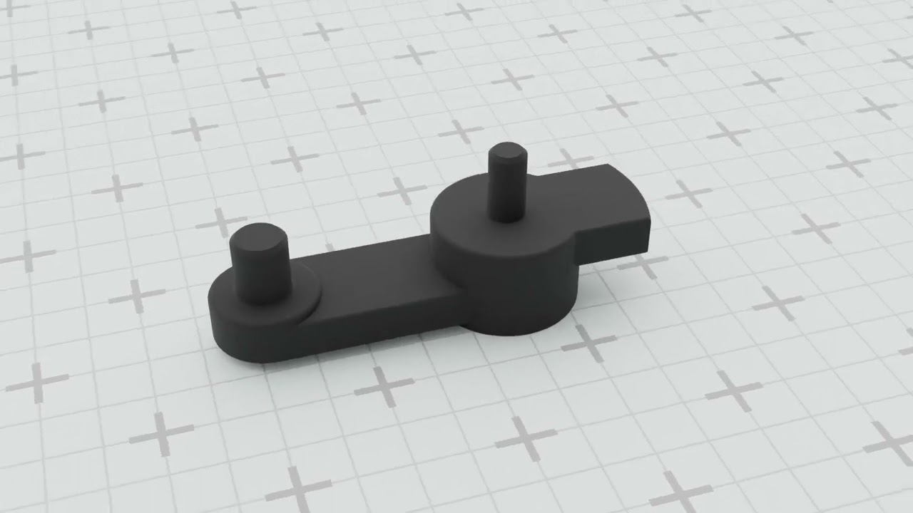 Lever Control for Foord Fiesta VP1S7H-19E616-BB 3D Print Model
