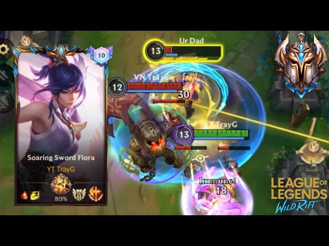 WILD RIFT FIORA VS EKKO | TOP 10 Fiora gameplay