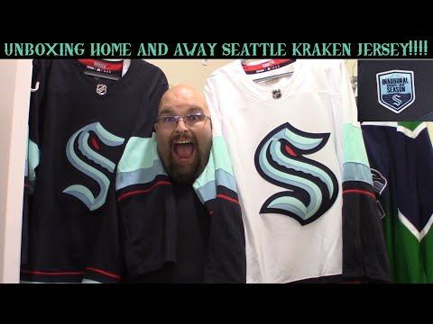 Seattle Kraken Home & Away Jersey Unboxing | Adidas NHL Prime Green. Thanks To Ben H Sports