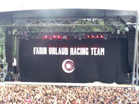 Farin Urlaub Racing Team - Konzertbeginn + "Unscharf" (live, Berlin, 11.07.2009)