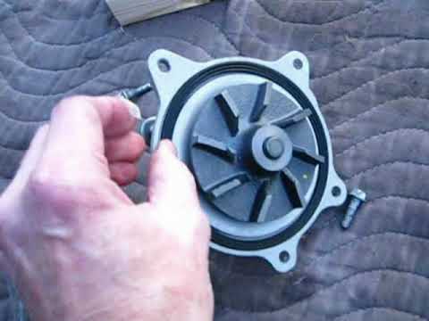 WATER PUMP REPLACEMENT 2005 DODGE GRAND CARAVAN TOWN AND COUNTRY (AGAIN!)