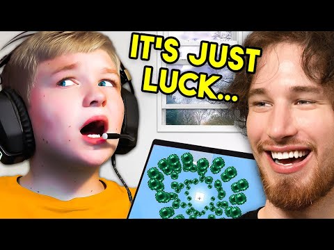 Kid is CAUGHT CHEATING in MINECRAFT...