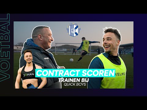 CONTRACT SCOREN ⚽️📃 | Trainen bij Quick Boys 🔵⚪️
