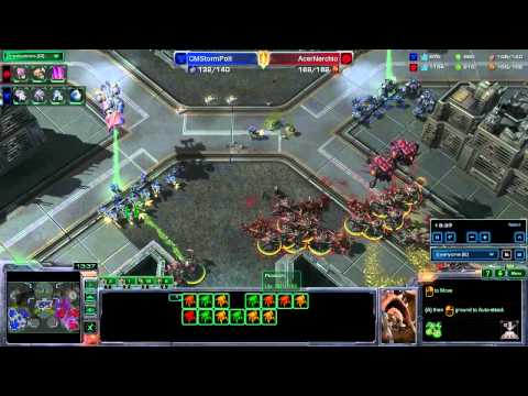 SeKo Starcraft - HOTS SC2 Pro Replays - Nerchio vs StormPolt - Crying Over Terran imba
