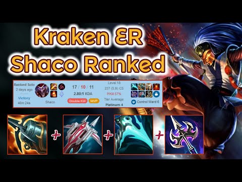 Intense Shaco Jungle Ranked - S12 Crit Shaco[League of Legends] Full Gameplay - Infernal Shaco