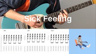 Download lagu Boy Pablo - Sick Feeling (guitar cover with tabs & chords) mp3