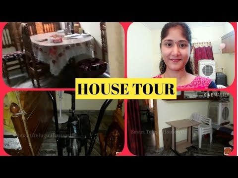 HOUSE TOUR IN TELUGU|HOUSE ARRANGING AND ORGANIZATION IDEAS AND TIPS|RENTED HOUSE TOUR  IN TELUGU Video