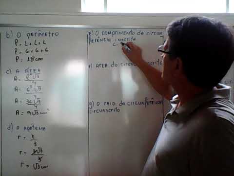 Exercícios polígonos regulares triângulos resolvido P Prof Parada