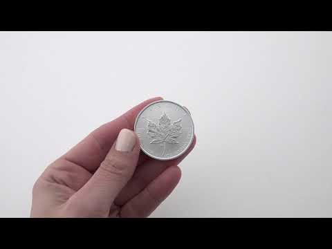 1 oz. Pure Silver Coin – "W" Mint Mark: Silver Maple Leaf