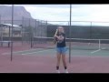 Laura Flynn's Tennis Skills Video 