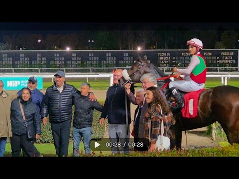 Clásico Coronel Pringles (G3) 2026. - Ganador Narancello (M Montoya) salida a pista, metros finales.