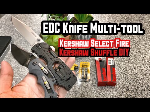 Best EDC Multi Tool Knife: KERSHAW Select Fire vs Shuffle【Review28】