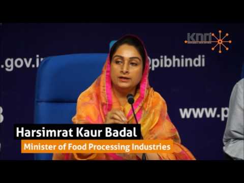 Need to set up Integrated Cold Chain Projects on war scale: Harsimrat Kaur Badal
