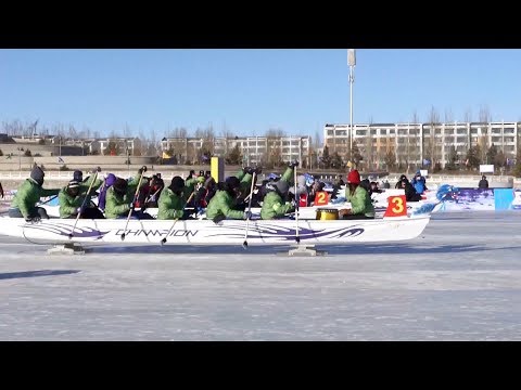 Arab Today- World's first 'ice dragon boat' championship opens