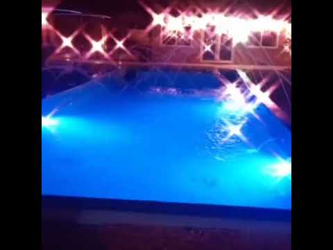 Hip hop music beat with pool water filtering background (2 minutes and 3 seconds beat)