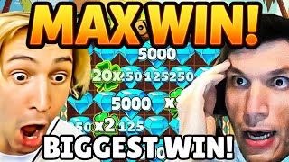 BIGGEST STREAMER SLOT WINS OF THE DAY! #38 | Trainwreckstv, xQc, Yassuo & Cabrzy!