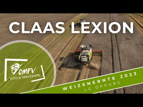 Weizenernte 2023 | 4K | LG Oppurg | Fendt | Claas Lexion | John Deere
