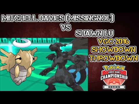 Pokemon VGC 2016 Showdown Throwdown Tournament Top 4 Mitchell Davies (MissingNoL) vs Shawn Lu