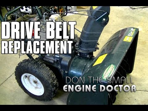 Snowblower Drive Belt Replacement - MTD/CUB CADET/YARDWORKS/YARDMAN
