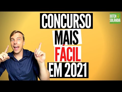 Concurso mais fácil em 2021 da Defensoria Pública