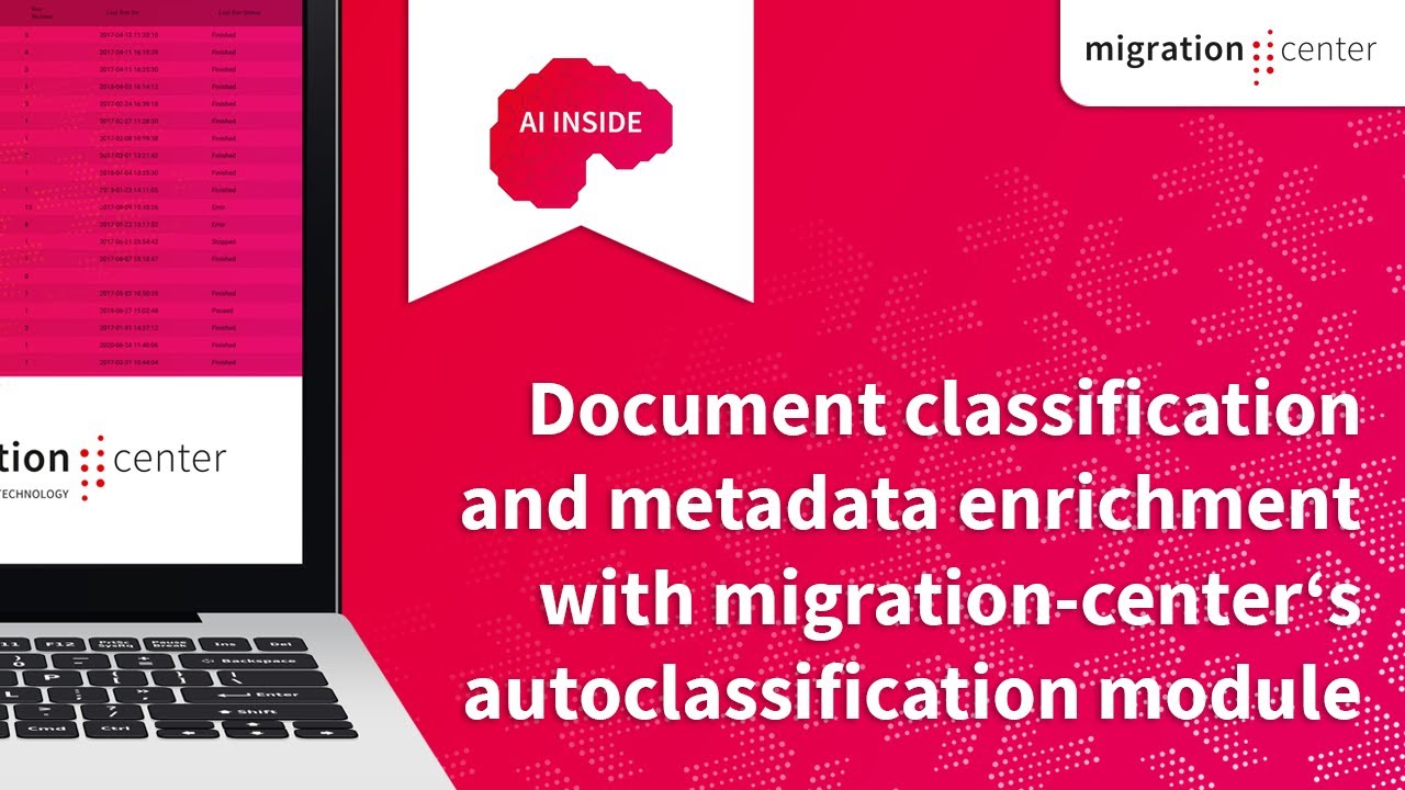 Webinar | Document classification and metadata enrichment with the auto classification module