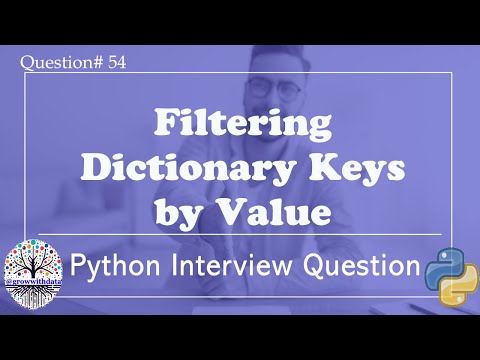 Python Filtering Dictionary Keys By Value