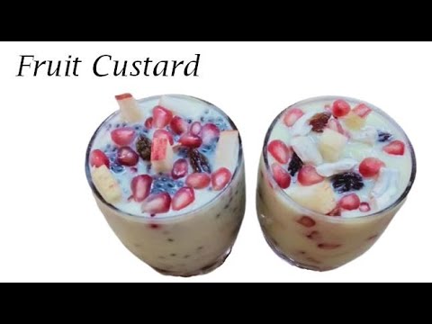 Preparation of Fruit Custard | How to Prepare Fruit Custard | Likitha's ಕಿಚನ್
