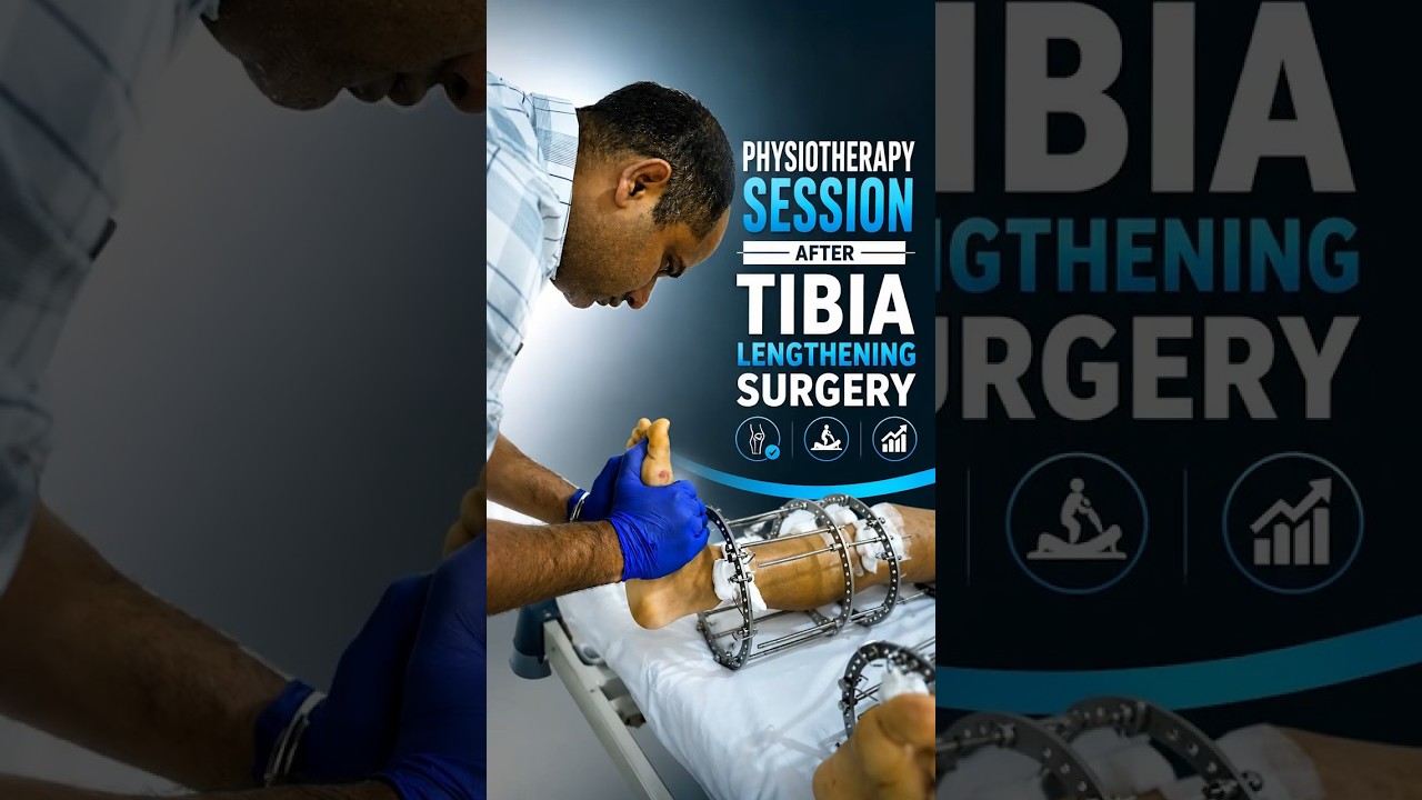 Physiotherapy Session After Tibia Lengthening Surgery | Recovery & Rehabilitation at Heights Plus