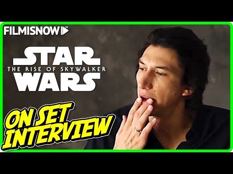 STAR WARS: THE RISE OF SKYWALKER | Adam Driver "Kylo Ren" On-set Interview