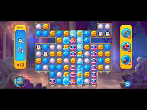 Fishdom level 11450 no boosters フィッシュダム ノーマル