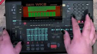 Video thumbnail for GEM WK2 MIDI Arranger Demo by gr8gassy