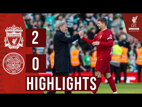 HIGHLIGHTS: Liverpool Legends 2-0 Celtic | Gerrard scores in Anfield win for LFC Foundation