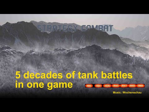 Strategy Combat: 5 decades of tank battles in 1 game (English)
