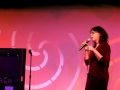 Colleen singing De-evolving at JoCo Karaoke, Tuesday night of JoCo Cruise Crazy