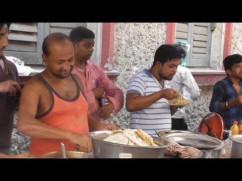 Tandoori Roti with Chilli Chicken ( 2 Piece @ 20 rs ) | Veg Rice - Egg Rice - Kolkata Street Food Video