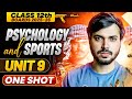 Psychology Sports Unit 9 Oneshot With PYQ S Physical Education Class 12 CBSE 2025 26