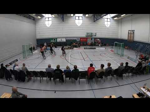 Finale Deutschlandpokal Radpolo am 09.04.2022 in Halle/Saale