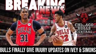 BREAKING NEWS: Chicago Bulls Finally Give Major Injury Updates On Anfernee Simons & Jaden Ivey