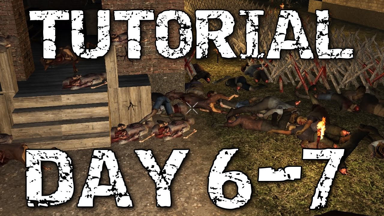 7 DAYS TO DIE PS4 /xbox Tips: Gameplay Tutorial - how to day 7 HORDE NIGHT playthrough - console -