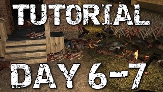 7 DAYS TO DIE PS4 /xbox Tips: Gameplay Tutorial - how to day 7 HORDE NIGHT playthrough - console -
