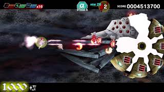 Dariusburst Chronicle Saviours: DLC Mode - Deathsmiles All Stages 1cc (No Miss)