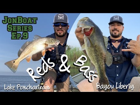 Bass Limit on Bayou Liberty and Bonus Redfish (JonBoat Series Ep.9)
