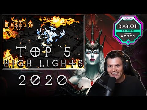 Top 5 Stream Highlights from 2020 - Diablo 2 Insanity!!  GG Items and Heart Pounding Moments!!!