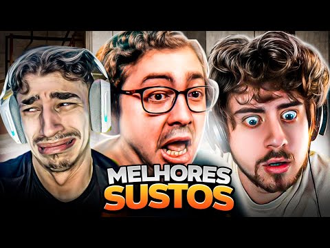 OS MAIORES SUSTOS EM LIVE #20 - Streamers jogando Jogos de Terror