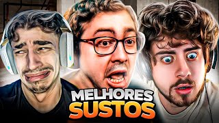 OS MAIORES SUSTOS EM LIVE #20 - Streamers jogando Jogos de Terror