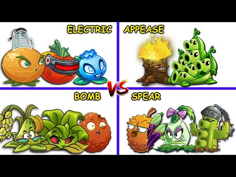 PVZ 2 - 4 SUPER Team Plants vs SUPER Zombies - Which Team Plant 's Best?